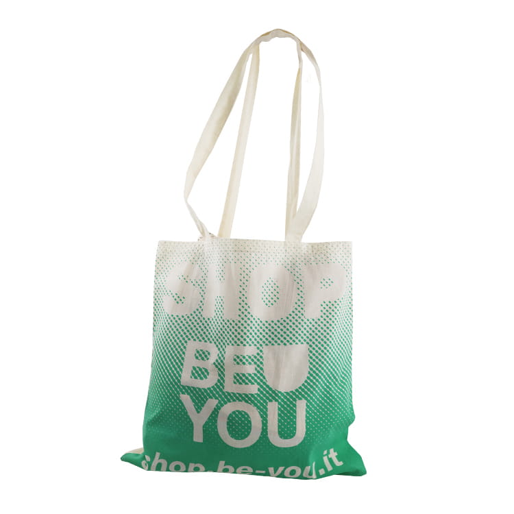Natural recycled shopping cotton bag Custom canvas tote bag