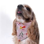 Wholesale Custom Christmas Cotton Luxury Dog Scarfs Pet Dog Bandana