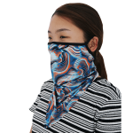 Wholesale custom logo polyester ear loop neck gaiter face bandana