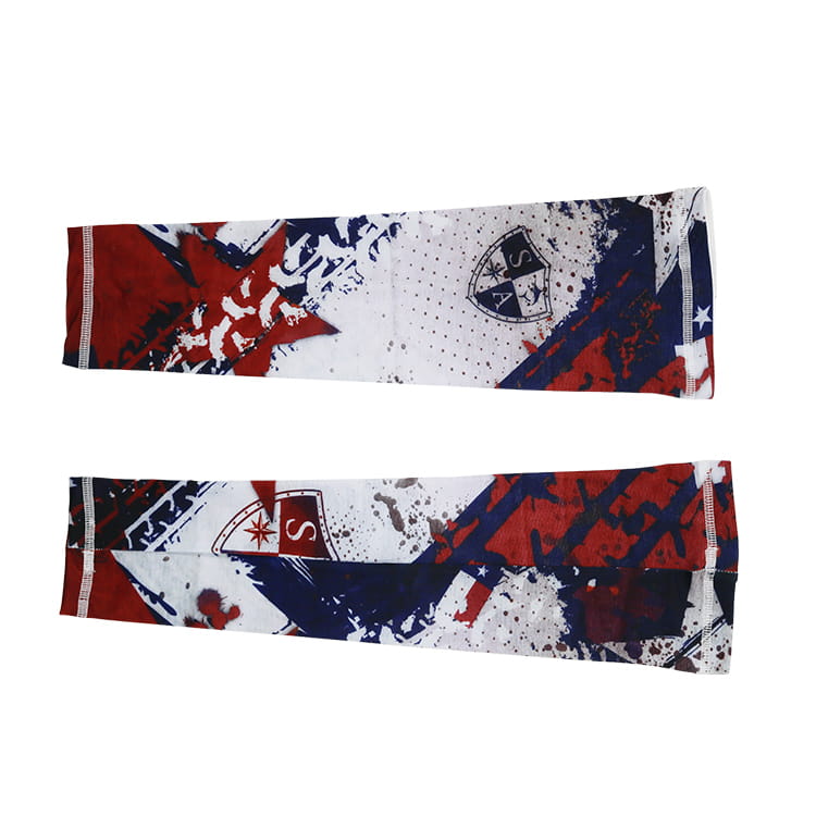 Wholesale summer promotional cycling running custom printed design arm sleeves