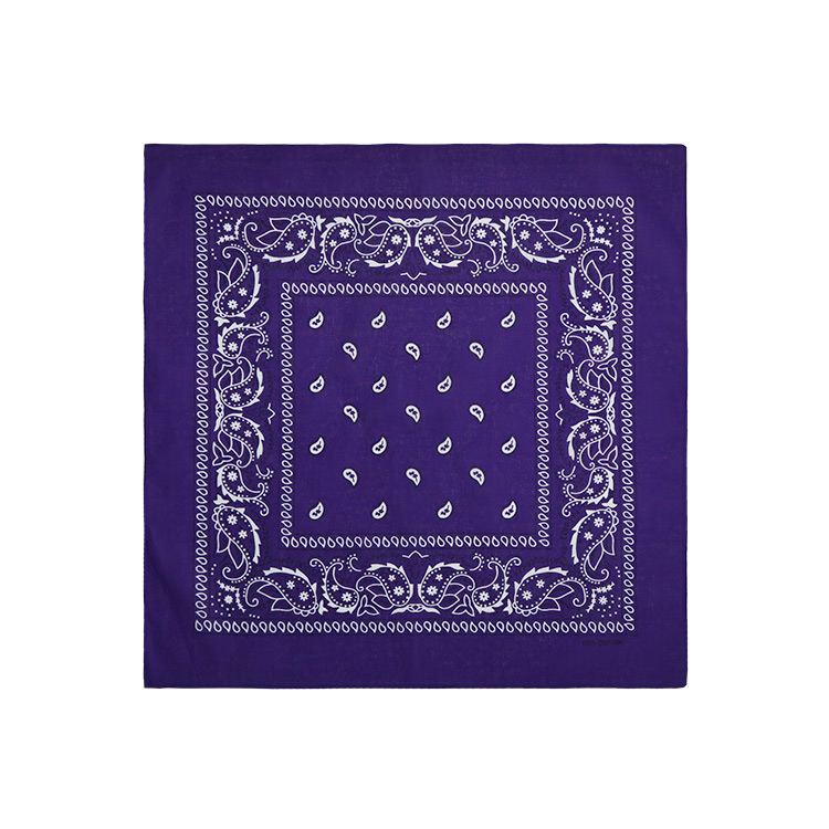 purple paisley bandana