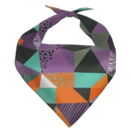 Custom design cheap pet bandana triangle dog bandana reversible