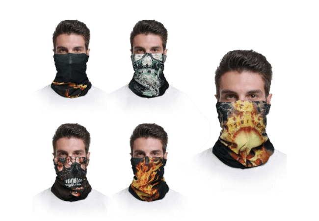 Custom hiking neck gaiters recycled tubular bandana custom printed neck tube recycled face mask-2