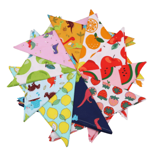 Customized design and printing colorful multi-purpose cotton pet dog bandana