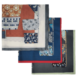 Wholesale custom imitation silk scarf printing bulk custom bandanas print design bandana