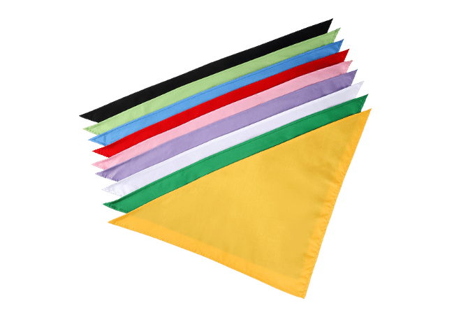Wholesale100% cotton solid plain pet dog bandana-2