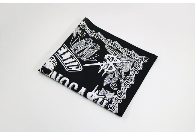 Screen printed bandana with customized design and logo-4