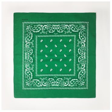 green paisley bandana